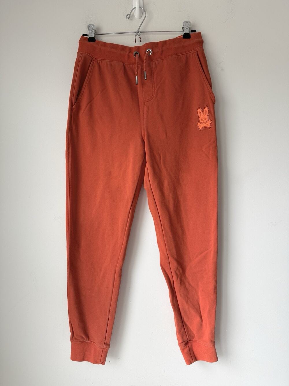 Psycho Bunny Crossbones Logo Drawstring Jogger Track Sweatpants Sz XL TG 18-20